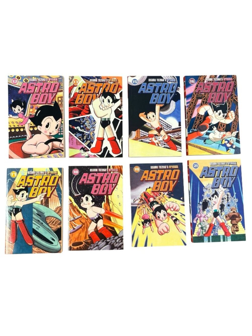 Astro Boy Manga Lot 8 First Edition English Edition Vols 12 13 15-19 21 Tezuka